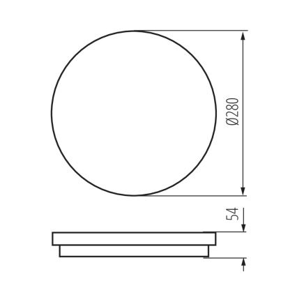 Φωτιστικό μπάνιου LED με αισθητήρα STIVI LED/24W/230V IP65