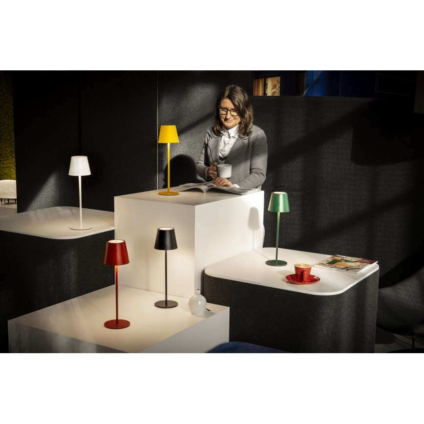 LED Dimmable επαναφορτιζόμενο επιτραπέζιο φωτιστικό	 INITA LED/1,2W/1800 mAh IP54 λευκό