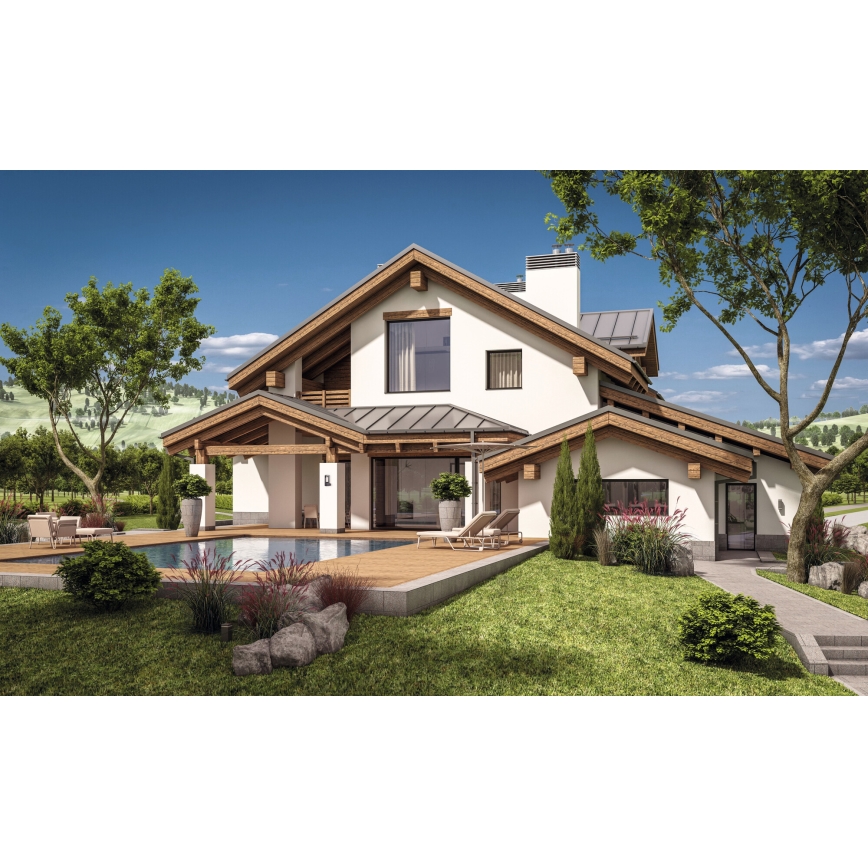 Εξωτερικό επιτοίχιο φωτιστικό PEVO 1xGX53/11W/230V IP44 ανθρακί