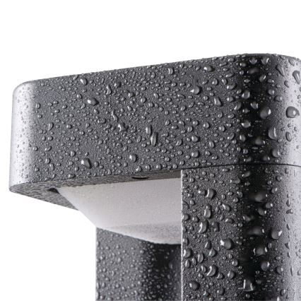 Εξωτερικό επιτοίχιο φωτιστικό PEVO 1xGX53/11W/230V IP44 ανθρακί