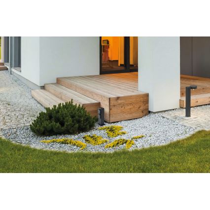 Στήλη υποδοχής πρίζας εξωτερικού χώρου NASTO 2Z Type E 230V IP44 ανθρακί