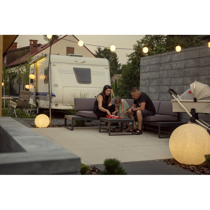 Φωτιστικό εξωτερικού χώρου STONO 1xE27/15W/230V, διάμετρος 31,5 εκ., IP65