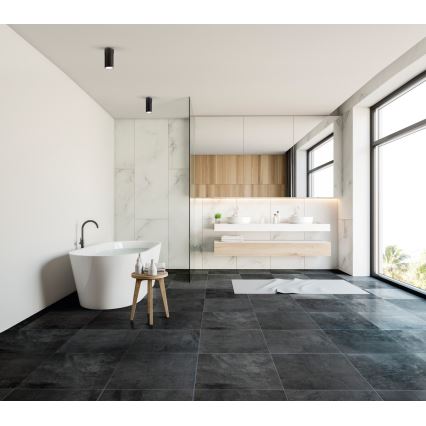 Φωτιστικό σποτ μπάνιου AQILO 1xE27/20W/230V IP65 μαύρο