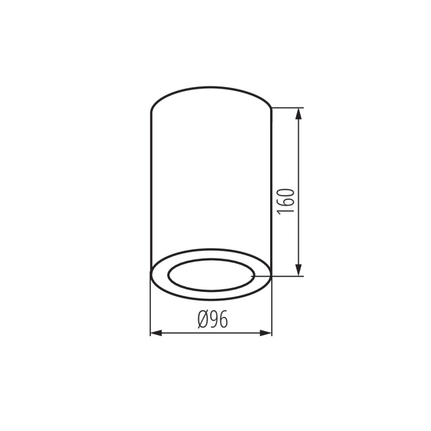 Φωτιστικό σποτ μπάνιου AQILO 1xE27/20W/230V IP65 μαύρο