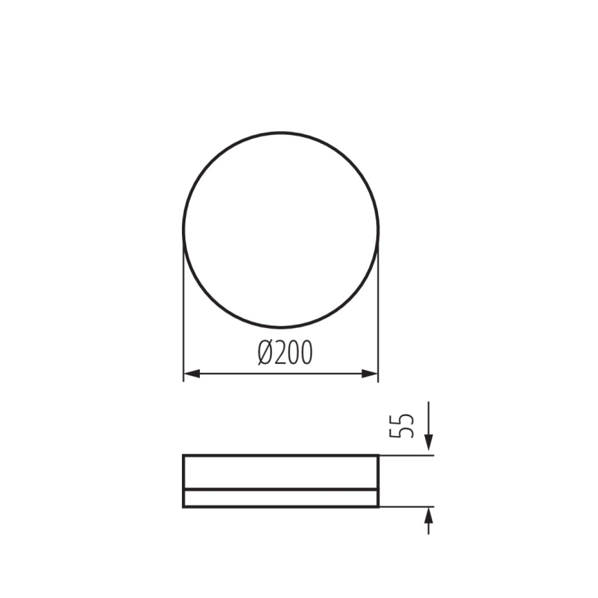 Φωτιστικό εργασίας οροφής LED IPER LED/10W/230V IK10 IP65 στρογγυλό λευκό