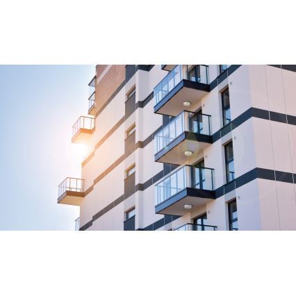 Φωτιστικό εργασίας οροφής LED IPER LED/19W/230V IK10 IP65 στρογγυλό λευκό