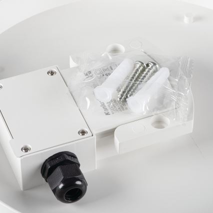 Φωτιστικό εργασίας οροφής LED IPER LED/26W/230V IK10 IP65 στρογγυλό λευκό