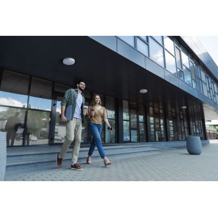 Φωτιστικό εργασίας οροφής LED IPER LED/35W/230V IK10 IP65 στρογγυλό λευκό