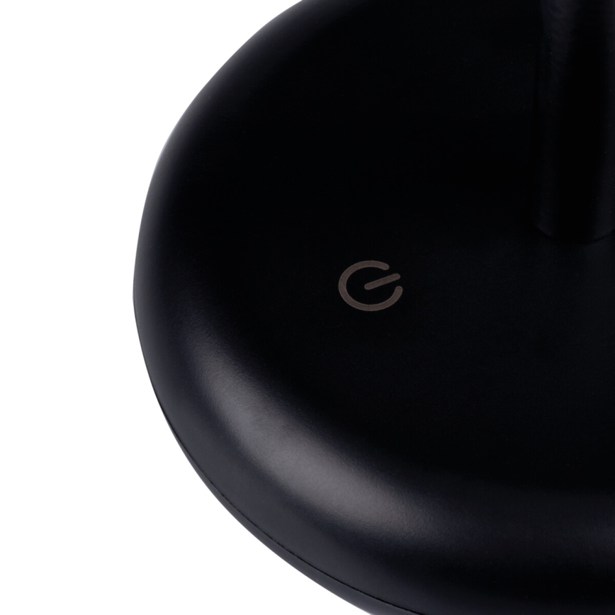 Kanlux 37311 - Φορητό επαναφορτιζόμενο LED φωτιστικό με ρύθμιση φωτεινότητας FLUXY LED/1,7W/1800 mAh IP44 μαύρο