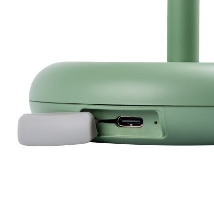 Kanlux 37313- LED Φωτιστικό επαναφορτιζόμενο με ρύθμιση φωτεινότητας FLUXY LED/1,7W/1800 mAh IP44 πράσινο