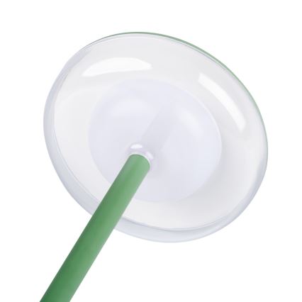 Kanlux 37313- LED Φωτιστικό επαναφορτιζόμενο με ρύθμιση φωτεινότητας FLUXY LED/1,7W/1800 mAh IP44 πράσινο