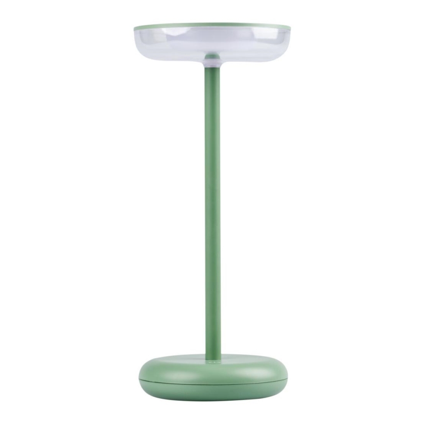 Kanlux 37313- LED Φωτιστικό επαναφορτιζόμενο με ρύθμιση φωτεινότητας FLUXY LED/1,7W/1800 mAh IP44 πράσινο