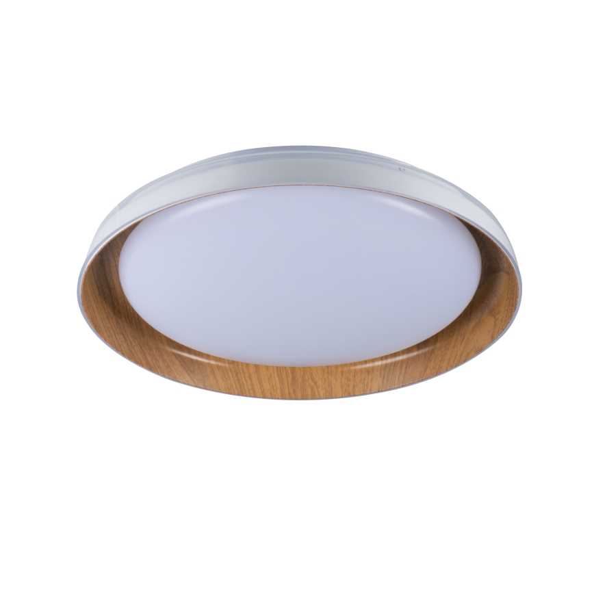 Φωτιστικό οροφής LED NIFU LED/17,8W/230V διάμετρος 43 cm λευκό/καφέ