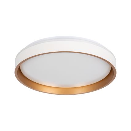 Φωτιστικό οροφής LED SOLN LED/17,5W/230V διάμετρος 38 cm λευκό/χρυσό