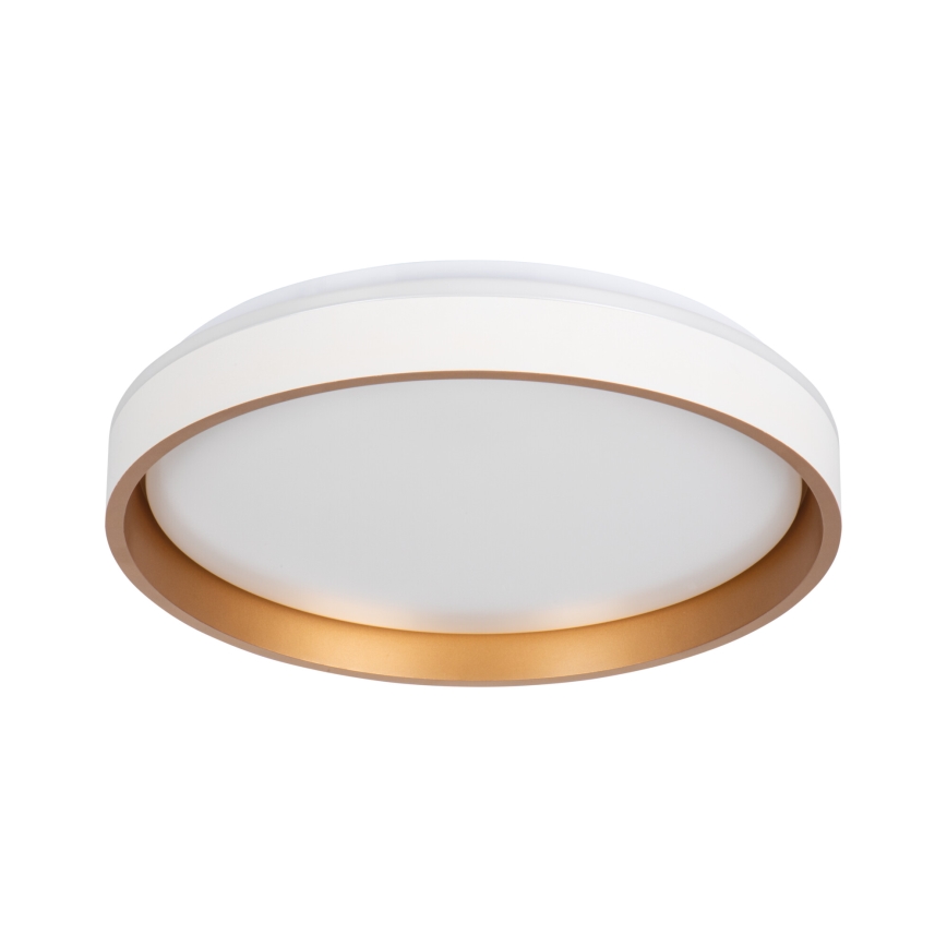 Φωτιστικό οροφής LED SOLN LED/17,5W/230V διάμετρος 38 cm λευκό/χρυσό