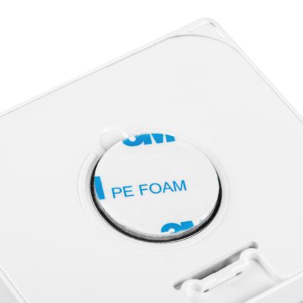 Kanlux 37392 - Εντοιχιζόμενο φωτιστικό LED με αισθητήρα κίνησης και σούρουπου IRS LED/0,3W/3xAAA IP54 λευκό