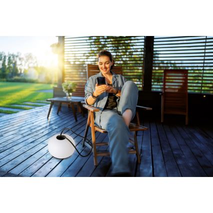 LED Dimmable επαναφορτιζόμενο κρεμαστό φωτιστικό εξωτερικού χώρου  STONO LED/1W/3000 mAh IP54