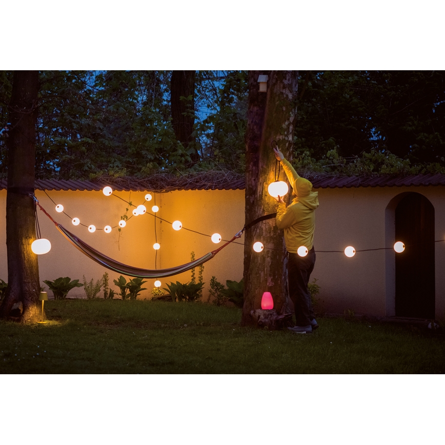 LED Dimmable επαναφορτιζόμενο κρεμαστό φωτιστικό εξωτερικού χώρου  STONO LED/1W/3000 mAh IP54