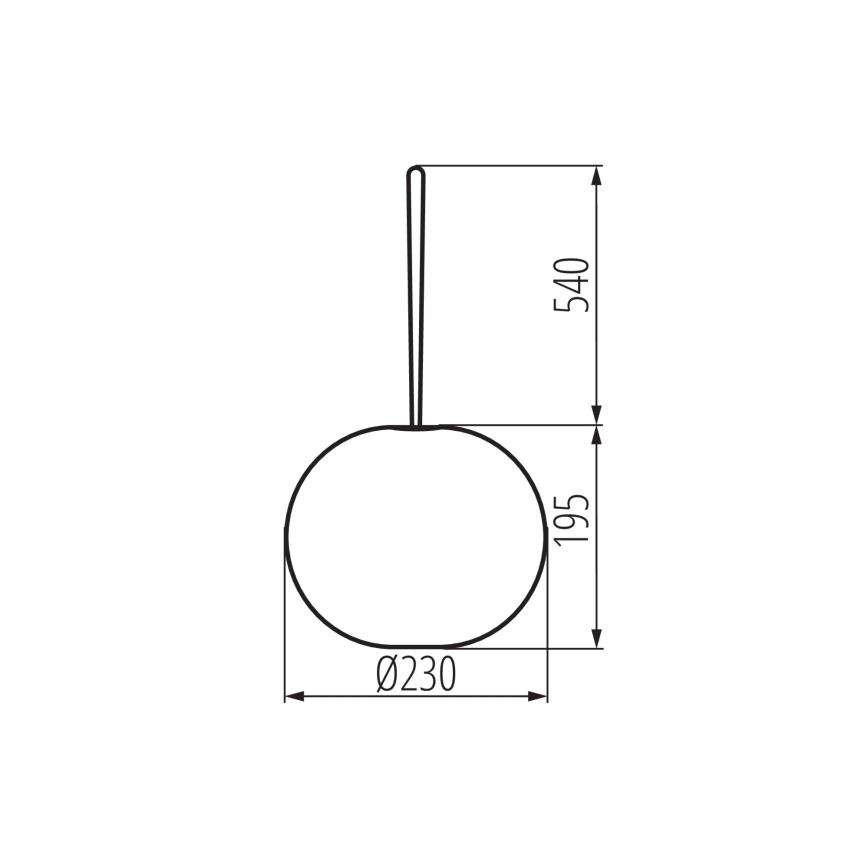 LED Dimmable επαναφορτιζόμενο κρεμαστό φωτιστικό εξωτερικού χώρου  STONO LED/1W/3000 mAh IP54