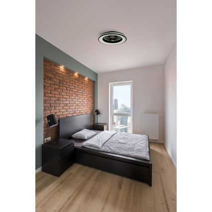 LED Φωτιστικό οροφής dimmable με ανεμιστήρα PLAVE LED/48W/230V 3000/4000/6500K + τηλεχειριστήριο