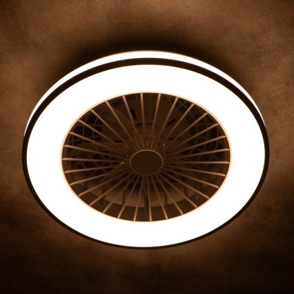 LED Φωτιστικό οροφής dimmable με ανεμιστήρα PLAVE LED/48W/230V 3000/4000/6500K + τηλεχειριστήριο