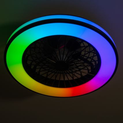 LED RGBW Φωτιστικό οροφής dimmable με ανεμιστήρα PLAVE LED/48W/230V 3000/4000/6500K + τηλεχειριστήριο