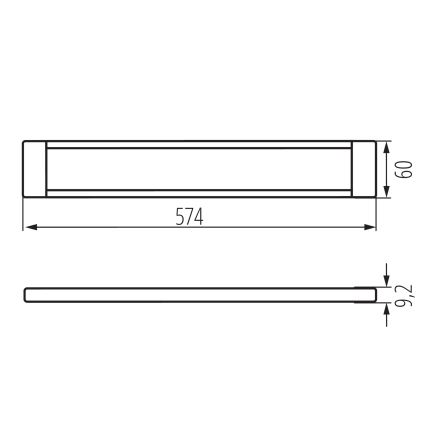 LED Ρυθμιζόμενος φωτισμός επίπλων DAXA LED/9W/24V 3000/4000/5500K