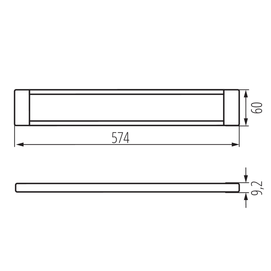 LED Ρυθμιζόμενος φωτισμός επίπλων DAXA LED/9W/24V 3000/4000/5500K