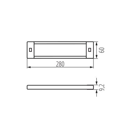 Φωτισμός επίπλων LED Dimmable με αισθητήρα κίνησης DAXA LED/5W/24V 3000/4000/5500K
