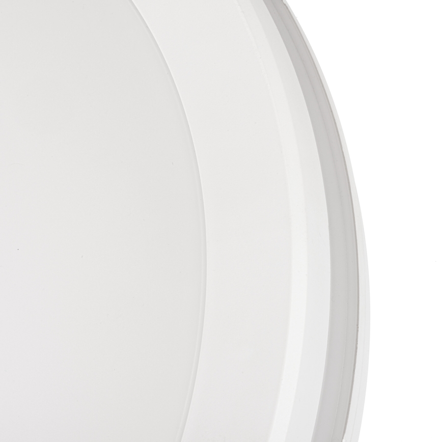 Φωτιστικό οροφής εξωτερικού χώρου LED BENO E LED/12W/230V 3000/4000/6500K διάμετρος 20 cm IP65 λευκό