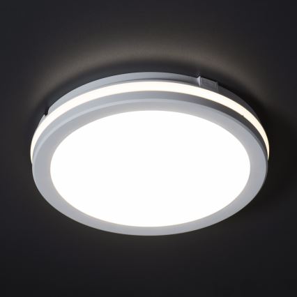 Φωτιστικό οροφής εξωτερικού χώρου LED BENO E LED/40W/230V 3000/4000/6500K διάμετρος 40 cm IP65 λευκό