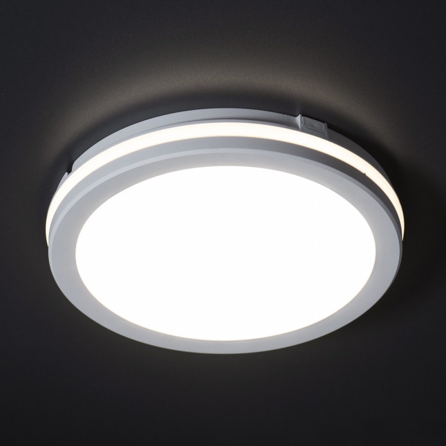 Φωτιστικό οροφής εξωτερικού χώρου LED BENO E LED/40W/230V 3000/4000/6500K διάμετρος 40 cm IP65 λευκό