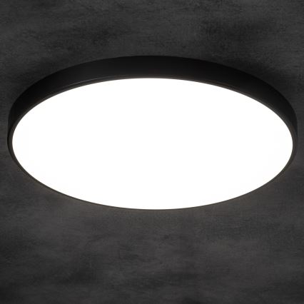 LED Dimmable φωτιστικό οροφής PLAFON LED/20W/230V 3000-6500K Wi-Fi μαύρο