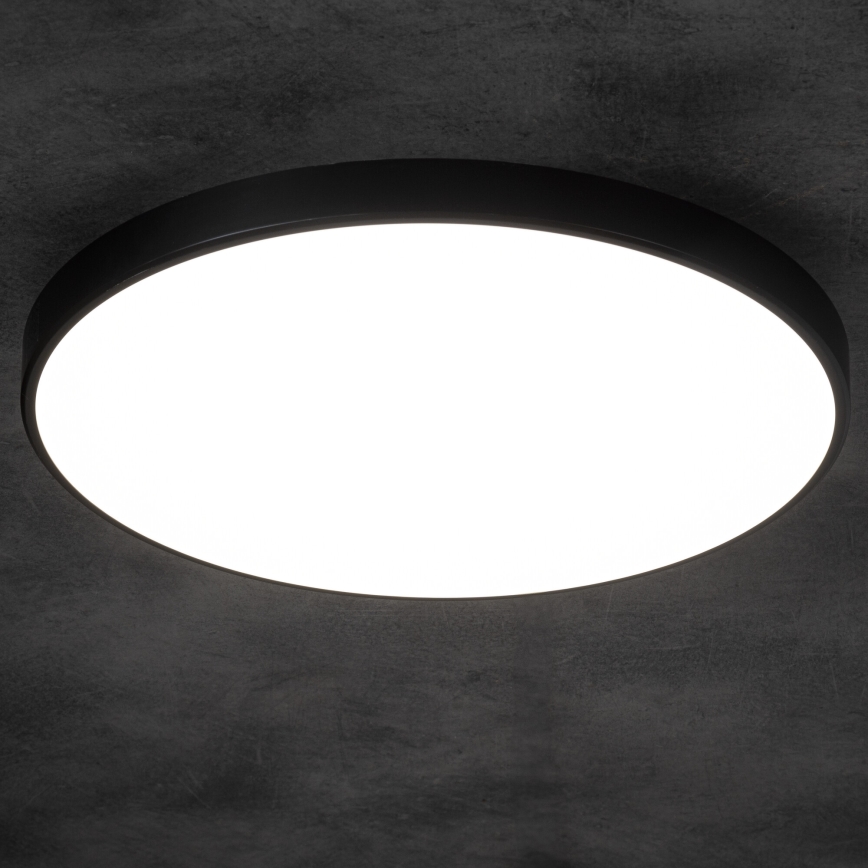 LED Dimmable φωτιστικό οροφής PLAFON LED/20W/230V 3000-6500K Wi-Fi μαύρο