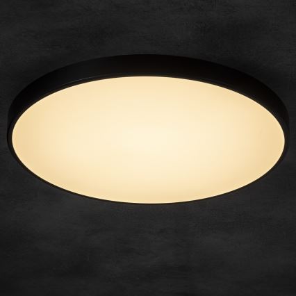 LED Dimmable φωτιστικό οροφής PLAFON LED/20W/230V 3000-6500K Wi-Fi μαύρο