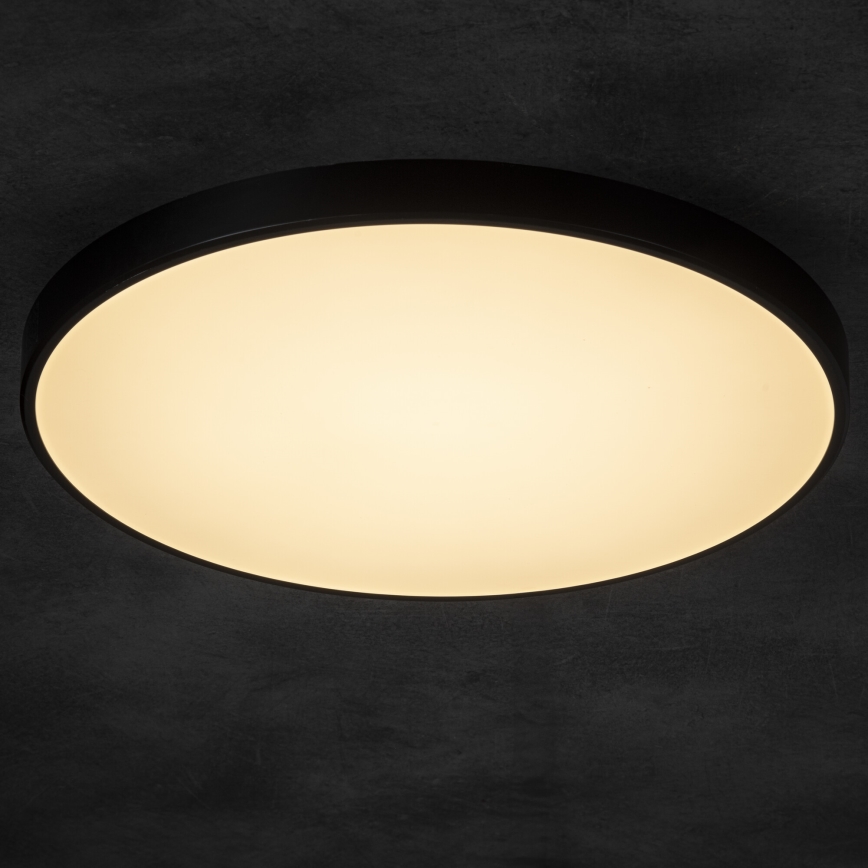 LED Dimmable φωτιστικό οροφής PLAFON LED/20W/230V 3000-6500K Wi-Fi μαύρο