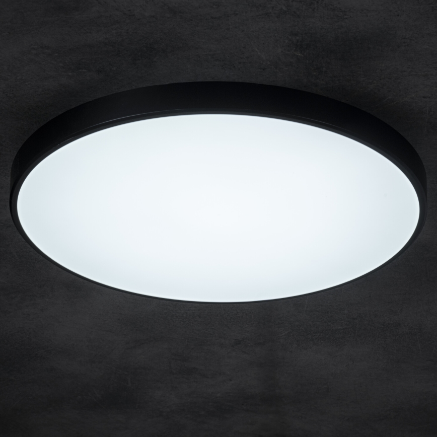 LED Dimmable φωτιστικό οροφής PLAFON LED/20W/230V 3000-6500K Wi-Fi μαύρο