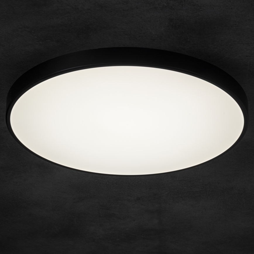 LED Dimmable φωτιστικό οροφής PLAFON LED/20W/230V 3000-6500K Wi-Fi μαύρο