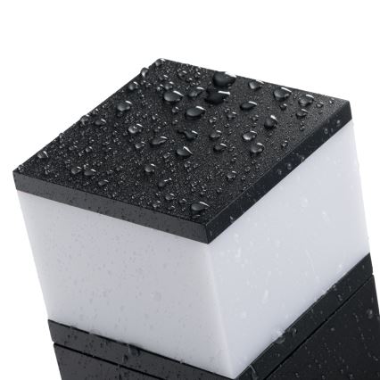 Εξωτερικό επιτοίχιο φωτιστικό DASTEN 1xG9/11W/230V IP44 μαύρο