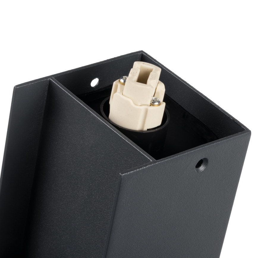 Εξωτερικό επιτοίχιο φωτιστικό DASTEN 1xG9/11W/230V IP44 μαύρο