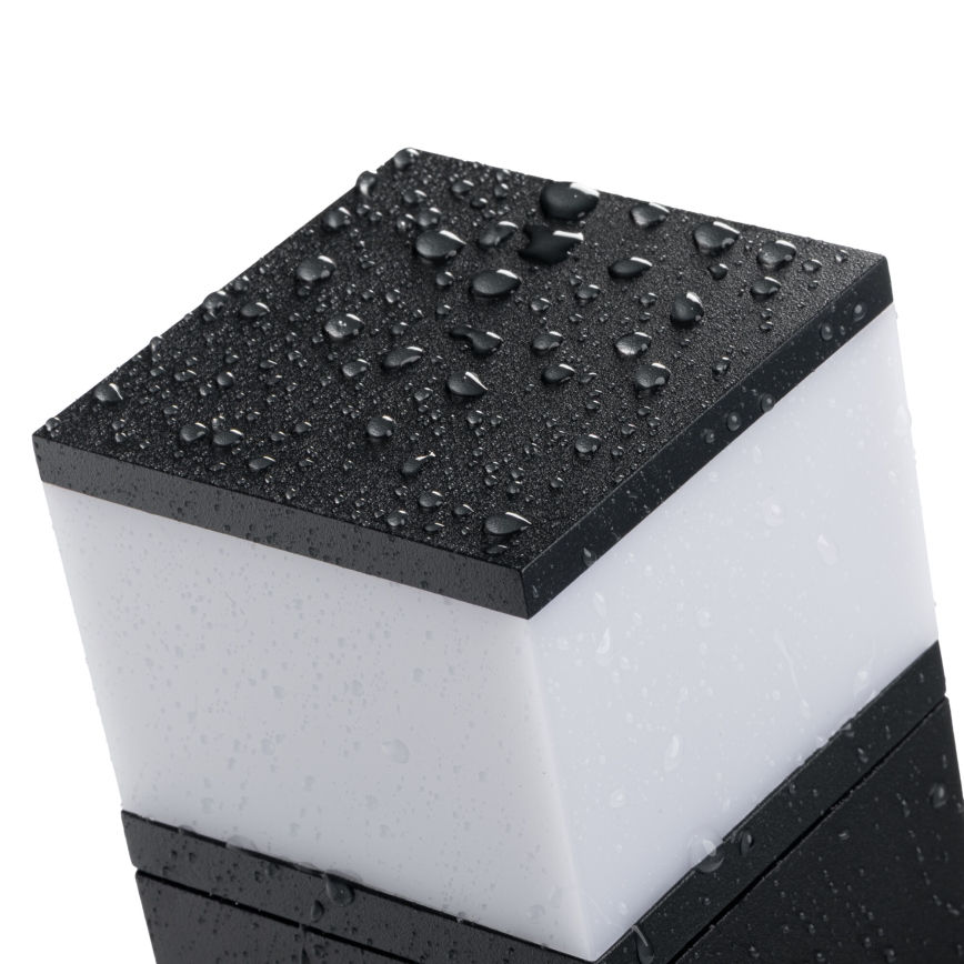 Φωτιστικό εξωτερικού χώρου με 2 πρίζες DASTEN 1xG9/11W/230V 80 cm IP44 μαύρο