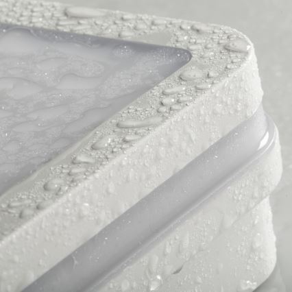 Φωτιστικό οροφής εξωτερικού χώρου LED με αισθητήρα κίνησης BENO LED/12/18W/230V 3000/3500/4000K IP65 λευκό γωνιακός