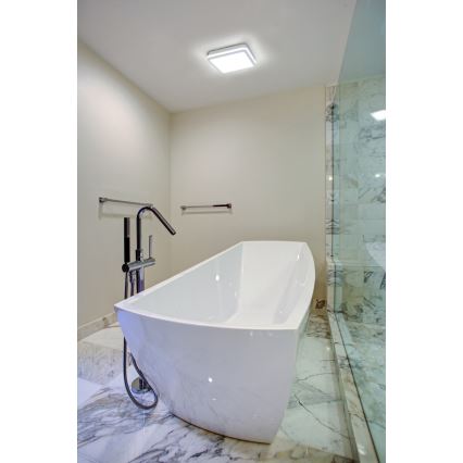 Φωτιστικό οροφής εξωτερικού χώρου LED με αισθητήρα κίνησης BENO LED/24/30W/230V 3000/3500/4000K IP65 λευκό γωνιακός