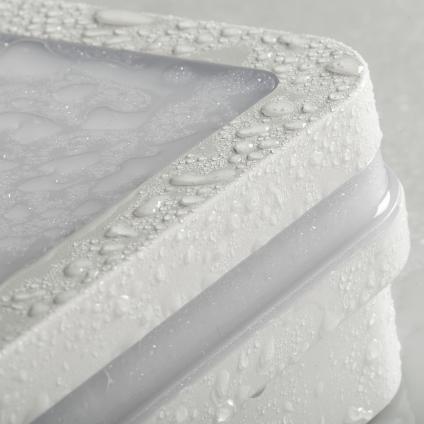 Φωτιστικό οροφής εξωτερικού χώρου LED με αισθητήρα κίνησης BENO LED/24/30W/230V 3000/3500/4000K IP65 λευκό γωνιακός