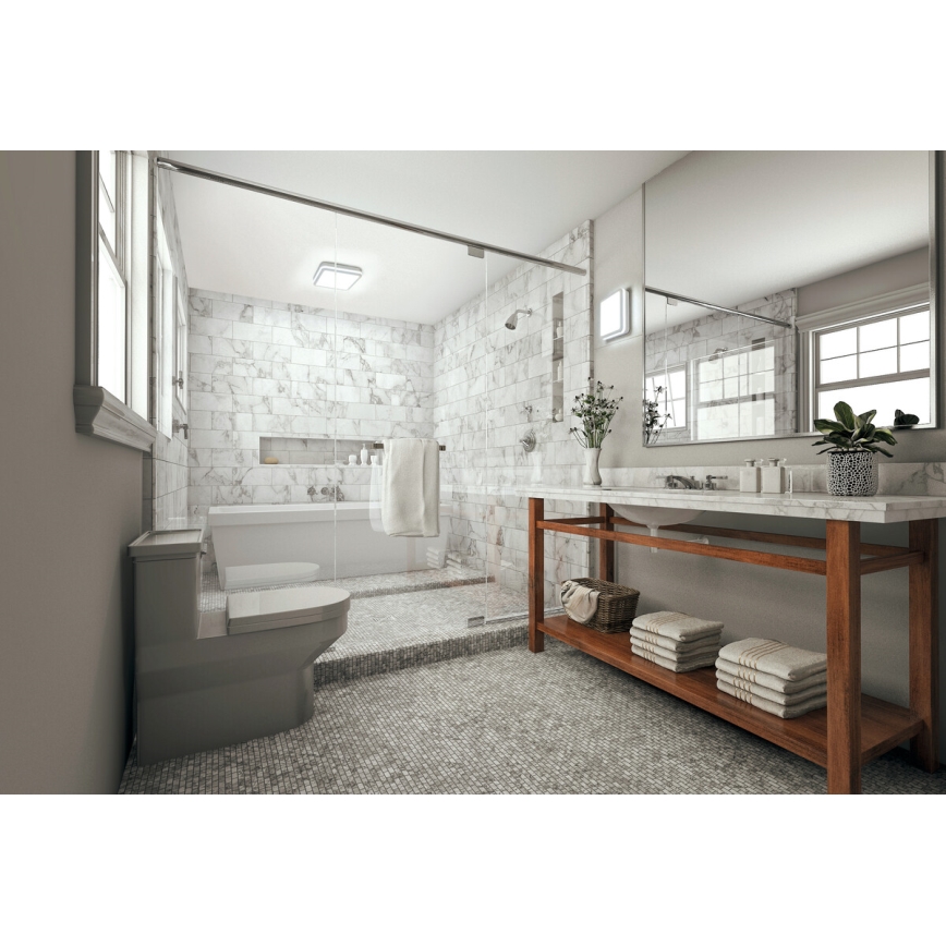 Φωτιστικό οροφής εξωτερικού χώρου LED BENO LED/24/30W/230V 3000/3500/4000K IP65 λευκό γωνιακό