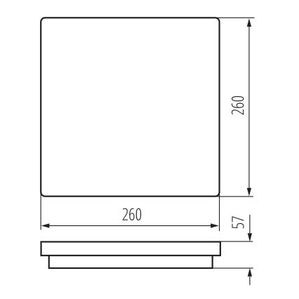 Φωτιστικό οροφής εξωτερικού χώρου LED BENO LED/24/30W/230V 3000/3500/4000K IP65 λευκό γωνιακό