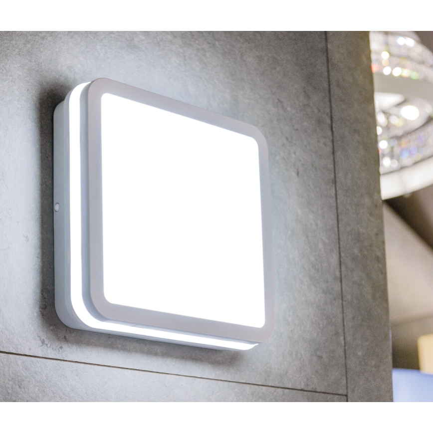 Φωτιστικό οροφής εξωτερικού χώρου LED BENO LED/24/30W/230V 3000/3500/4000K IP65 λευκό γωνιακό