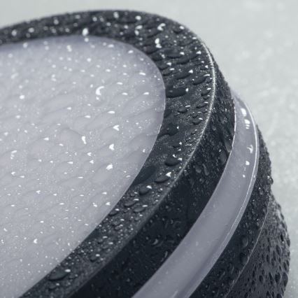 Φωτιστικό οροφής εξωτερικού χώρου LED BENO LED/24/30W/230V 3000/3500/4000K IP65 ανθρακί στρογγυλό