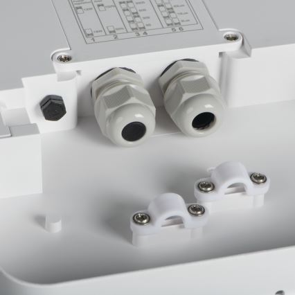 Φωτιστικό οροφής εξωτερικού χώρου LED με αισθητήρα κίνησης BENO LED/24/30W/230V 3000/3500/4000K IP65 λευκό στρογγυλό