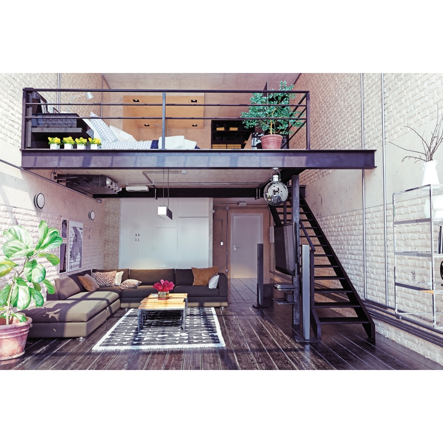 Φωτιστικό οροφής εξωτερικού χώρου LED BENO LED/12/18W/230V 3000/3500/4000K IP65 ανθρακί στρογγυλό